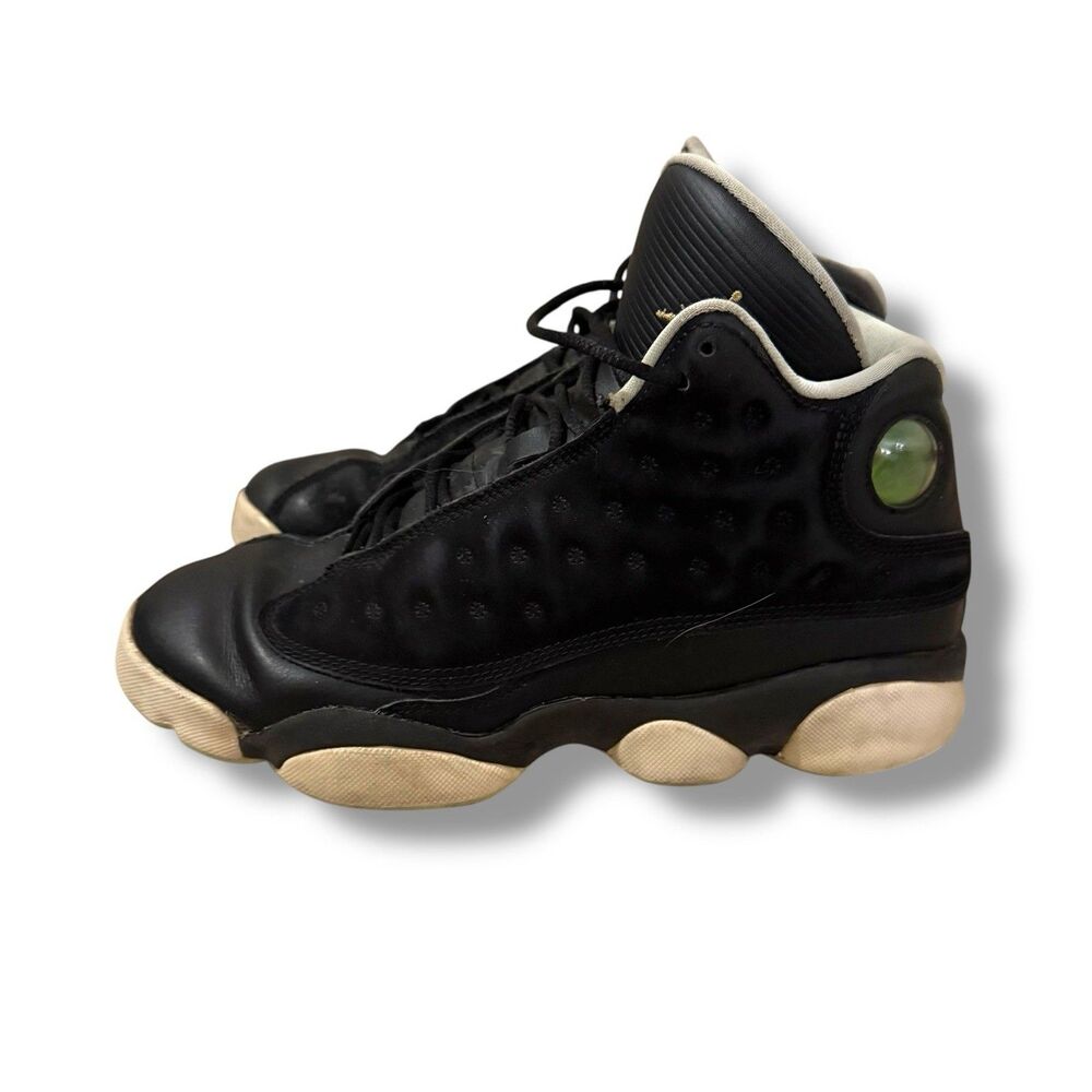 Air Jordan 13 Retro Black Mint Foam GS 439358-015 Boys Size 7Y Women's 8.5 Men 7